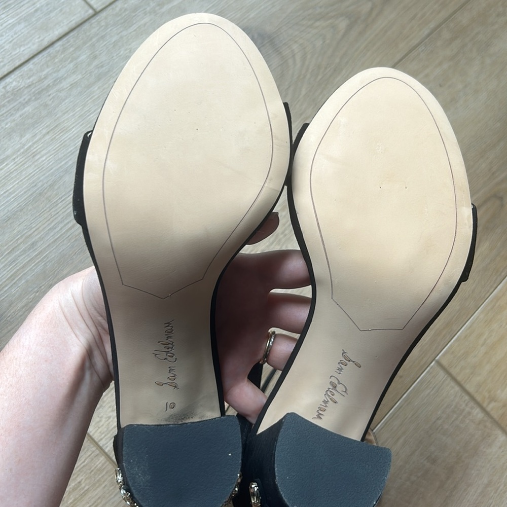 NWOB Sam Edelman yaro 2 beaded bee and dragonfly heels 10 - Picture 7 of 7